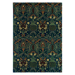 Morris & Co Granada Rug, Blue